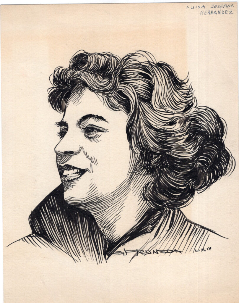 Retrato de Luisa Josefina Hernández